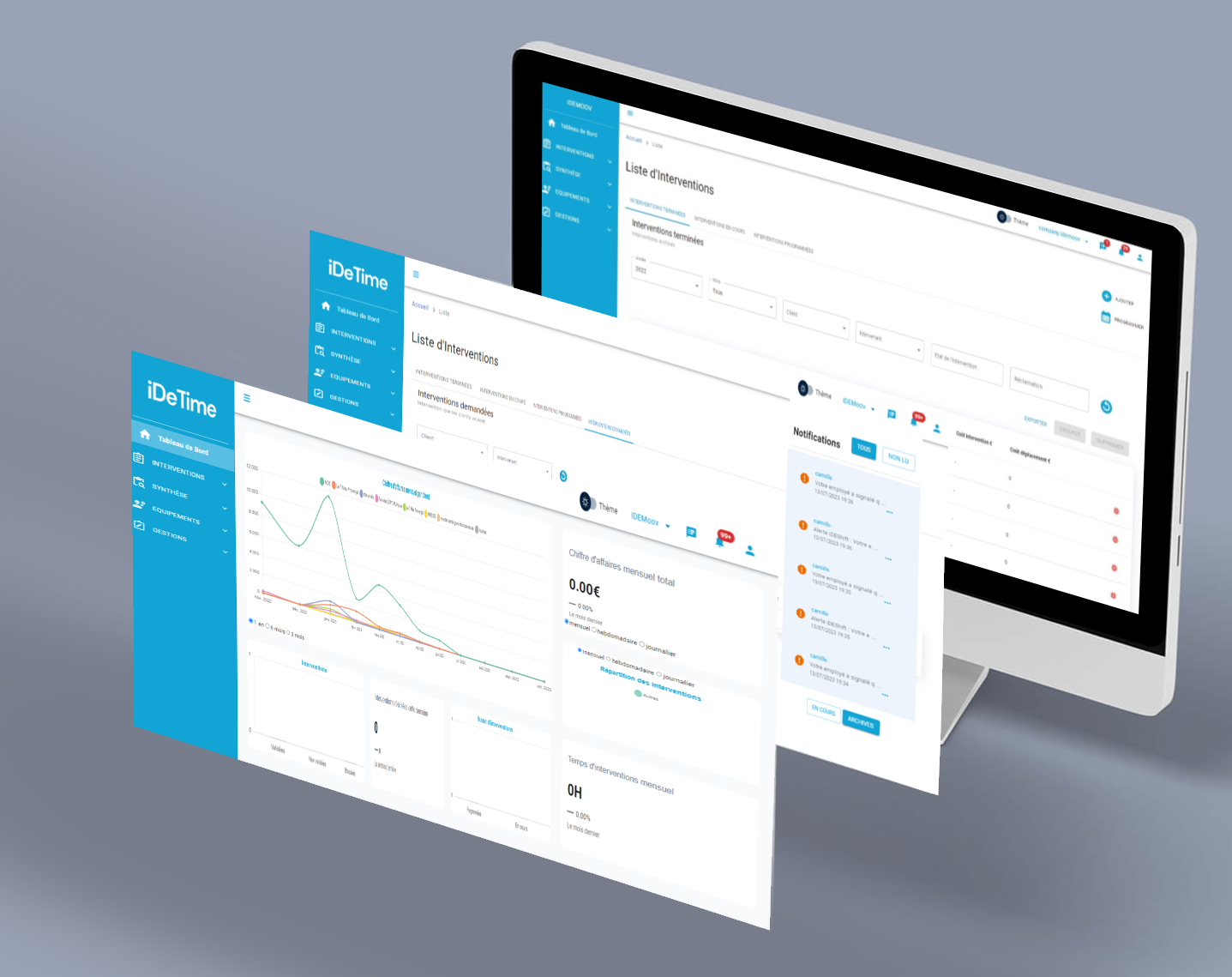 Développement d'une plateforme web dédiée à la gestion des salariés et des intervenants