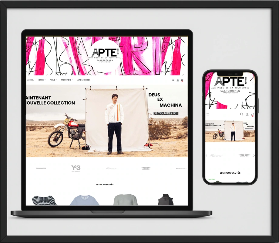 Développement d’un site e-commerce pour APTEFASHION